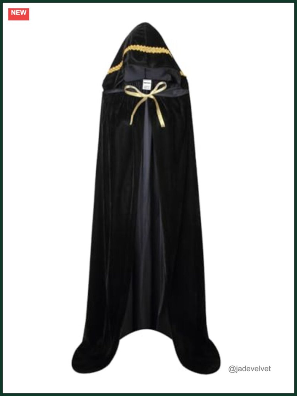 Full Length Hooded Cloak Cape Medieval Cosplay Costume
